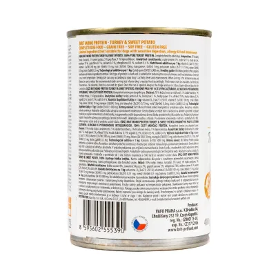 Корм для собак Brit Mono Protein Turkey & Sweet Potato з індичкою та бататом 400 г (100837/100056/9759)