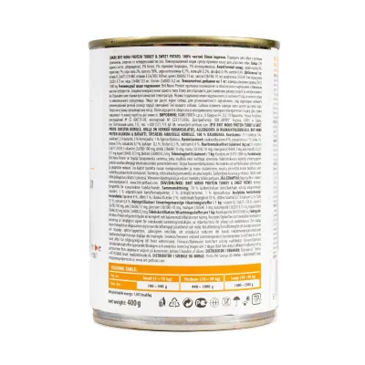 Корм для собак Brit Mono Protein Turkey & Sweet Potato з індичкою та бататом 400 г (100837/100056/9759)