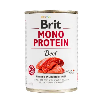 Корм для собак Brit Mono Protein Beef с говядиной 400 г (100831/100057/9766)