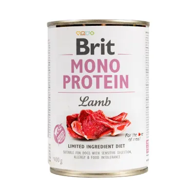 Корм для собак Brit Mono Protein Lamb с ягненком 400 г (100834/100058/9773)