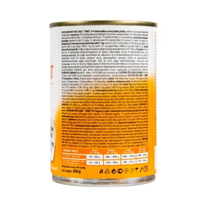 Влажный корм для собак Brit Pate & Meat Turkey с курицей и индейкой 400 г (100865/100074/0298)