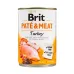 Влажный корм для собак Brit Pate & Meat Turkey с курицей и индейкой 400 г (100865/100074/0298)