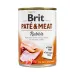 Вологий корм для собак Brit Pate & Meat Rabbit з куркою та кроликом 400 г (100863/100076/0311)