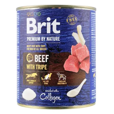 Корм для собак Brit Premium By Nature Beef with Tripe с говядиной 800 г (100413/8607)