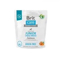 Сухий корм для собак Brit Care Dog Grain-free Junior Large Breed з лососем 1 кг (172199)