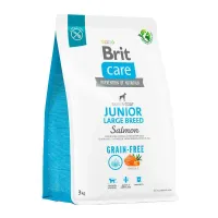 Сухий корм для собак Brit Care Dog Grain-free Junior Large Breed з лососем 3 кг (172200)