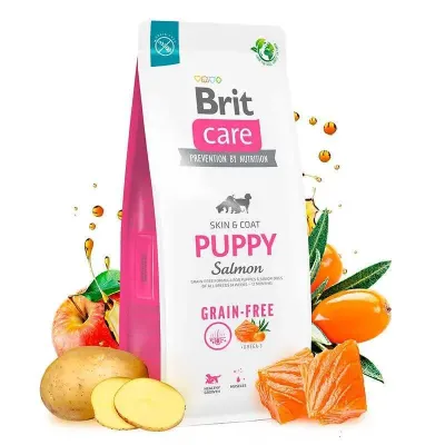 Сухий корм для щенят Brit Care Dog Grain-free Puppy з лососем 3 кг (172194)