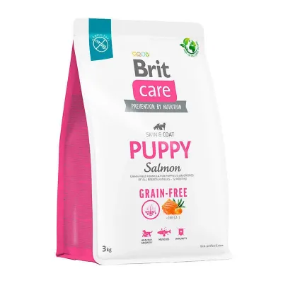 Сухой корм для щенков Brit Care Dog Grain-free Puppy с лососем 3 кг (172194) Сухой корм для щенков Brit Care Dog Grain-free Puppy с лососем 3 кг (172194)