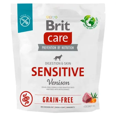 Сухий корм для собак Brit Care Dog Grain-free Sensitive з оленіною 1 кг (172208)
