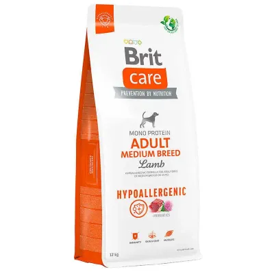 Cухой корм для собак Brit Care Dog Hypoallergenic Adult Medium Breed с ягненком 12 кг (172216) Cухой корм для собак Brit Care Dog Hypoallergenic Adult Medium Breed с ягненком 12 кг (172216)