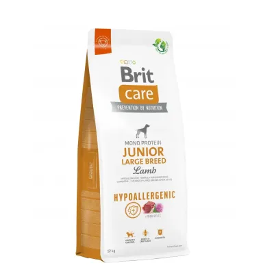 Сухий корм для молодих собак Brit Care Dog Hypoallergenic Junior Large Breed з ягнятком 12 кг (172219) Сухий корм для молодих собак Brit Care Dog Hypoallergenic Junior Large Breed з ягнятком 12 кг (172219)