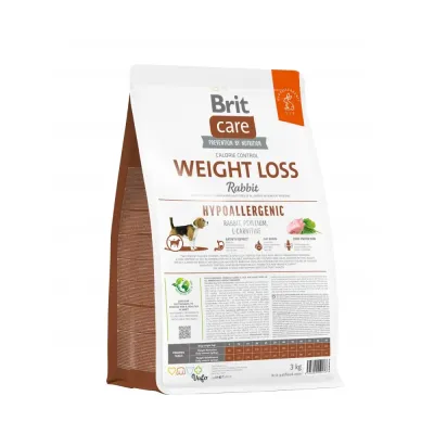 Cухой корм для собак Brit Care Dog Hypoallergenic Weight Loss с кроликом 3 кг (172224)