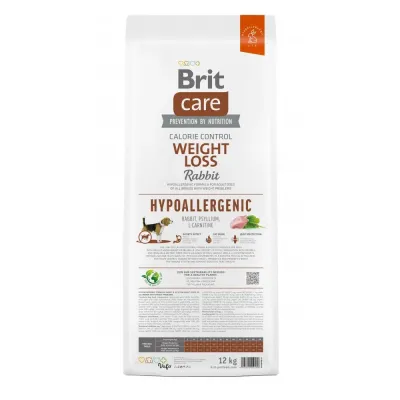 Cухой корм для собак Brit Care Dog Hypoallergenic Weight Loss с кроликом 12 кг (172225)
