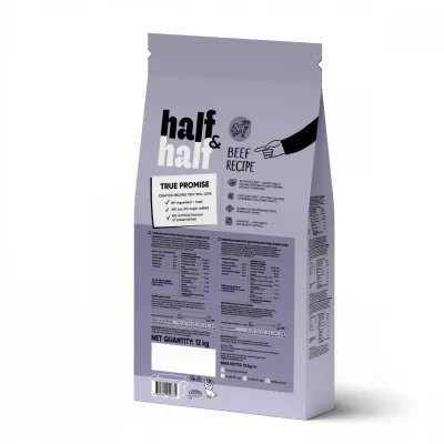 Сухий корм для собак дрібних порід Half&Half Small Breed 12 кг з яловичиною (20734)