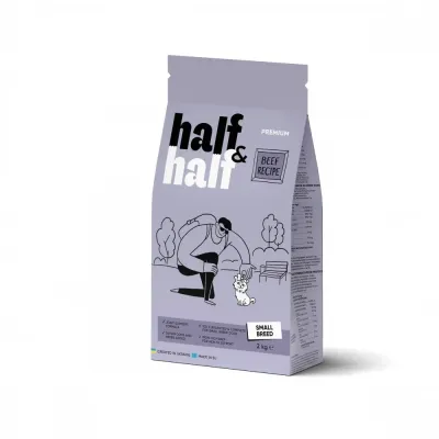 Сухой корм для собак мелких пород Half&Half Small Breed 2 кг с говядиной (20727) Сухой корм для собак мелких пород Half&Half Small Breed 2 кг с говядиной (20727)