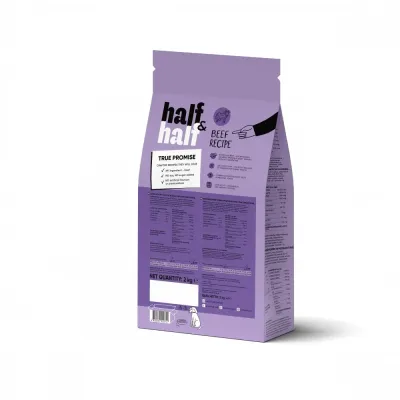 Сухий корм для собак середніх порід Half&Half Medium Breed з яловичиною 2 кг (20741)