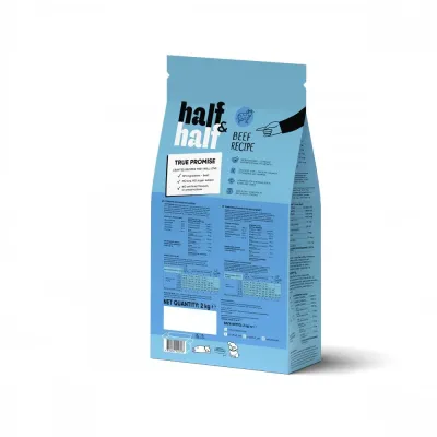 Сухой корм для щенков всех пород Half&Half Puppy с говядиной 2 кг (20703)