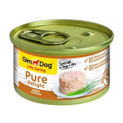 Влажный корм для собак GimDog Pure Delight с курицей 85 г (G-513140 /003)