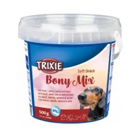 М'які ласощі для собак Trixie Soft Bony Mix з яловичиною ягнятим лососем і куркою 500 г (31496) М'які ласощі для собак Trixie Soft Bony Mix з яловичиною ягнятим лососем і куркою 500 г (31496)