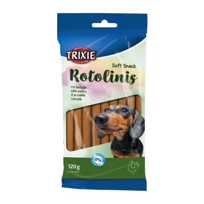 Лакомство для собак Trixie Rotolinis палочки с мясом домашних птиц 120 г (3171)