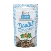 Ласощі для кішок Brit Care Functional Snack Dental для зубів 50 г (111263/1371) Ласощі для кішок Brit Care Functional Snack Dental для зубів 50 г (111263/1371)
