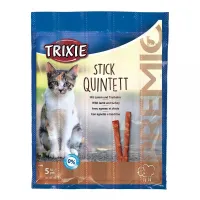 Лакомство для кошек Trixie Premio Quadro-Sticks палочки с ягненком и индейкой 25 г 5 шт (42723)