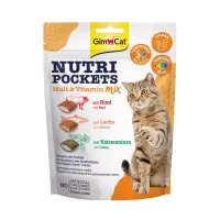 Ласощі для кішок GimCat Nutri Pockets Malt & Vitamin Mix мультивітамін мікс 150 г (G-419251 400693 419169)