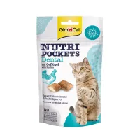 Лакомство для зубов кошек GimCat Nutri Pockets Dental 60 г (G-418285 419336 419244)