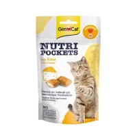 Лакомство для глаз и сердца кошек GimCat Nutri Pockets Cheese сыр с таурином 60 г (G-419329 400716 419237)