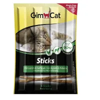 Лакомство для кошек GimCat Sticks Lamb and Poultry ягненок и курица 4 шт (G-420912 420523 420820) Лакомство для кошек GimCat Sticks Lamb and Poultry ягненок и курица 4 шт (G-420912 420523 420820)