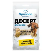 Ласощі для собак Природа Десерт Сирний коктейль 100 г (PR240348)