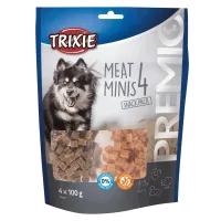 Лакомство для собак Trixie Premio Meat Minis с курицей уткой говядиной и бараниной 4х100 г (31852)