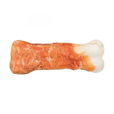 Ласощі для собак Trixie Denta Fun кістка для зубів з куркою 17 см 140 г 1 шт (31344_1шт)