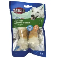 Лакомство для собак Trixie Denta Fun кость для зубов с курицей 11 см 70 г 2 шт (31322)
