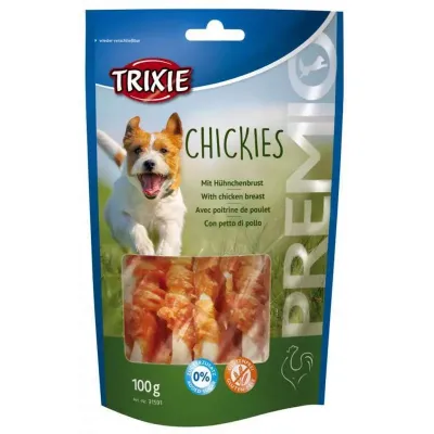 Ласощі для собак Trixie Premio Chickies з куркою та кальцієм 100 г (31591)