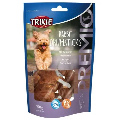 Ласощі для собак Trixie Premio Rabbit Drumsticks з кроликом 100 г (31546)