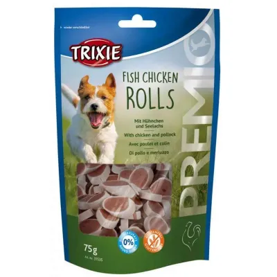 Лакомство для собак Trixie Premio Chicken and Pollock Rolls с курицей и рыбой 75 г (31535)