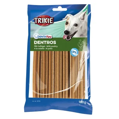 Лакомство для собак Trixie Denta Fun Dentros с домашней птицей 180 г 7 шт (3173)
