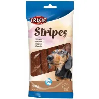 Лакомство для собак Trixie Stripes с ягненком 100 г (31772)