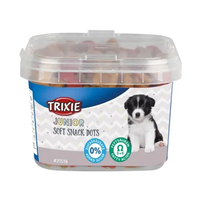Витаминизированные лакомства для щенков Trixie Junior Soft Snack Dots с ягнёнком и курицей 140 г (31519)