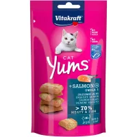 Ласощі для кішок Vitakraft Yums з лососем та Омега-3 40 г (28823)