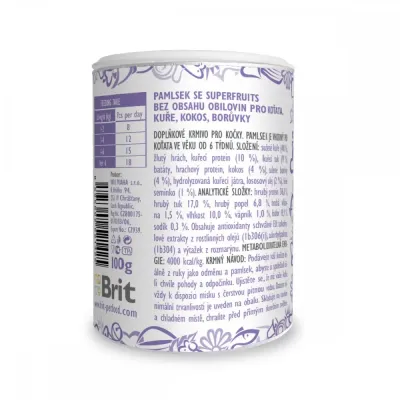Ласощі для кошенят Brit Care Crunchy Cracker Superfruits Kitten 100 г (111268) Ласощі для кошенят Brit Care Crunchy Cracker Superfruits Kitten 100 г (111268)