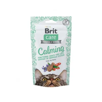 Ласощі для кішок Brit Care Crunchy Cracker Calming для нервової системи 50 г (111901)