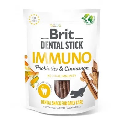 Лакомство для собак Brit Dental Stick Immuno для иммунитета 7 шт 251 г (112104)