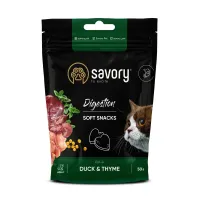 Ласощі для кішок Savory Digestion з качкою та чебрецем 50 г (31409)