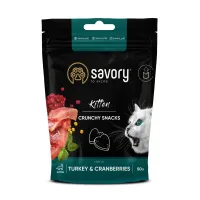 Ласощі для кішок Savory Kitten з індичкою та журавлиною 50 г (31393) Ласощі для кішок Savory Kitten з індичкою та журавлиною 50 г (31393)