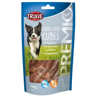 Ласощі для собак Trixie Premio Goose Liver Cubes з гусячою печінкою 100 г (31867)
