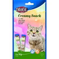 Ласощі для кішок Trixie Creamy Snacks з куркою 14 г 5 шт (42681)