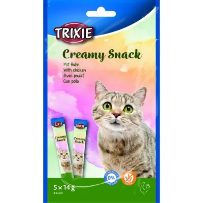 Лакомство для кошек Trixie Creamy Snacks с курицей 14 г 5 шт (42681)