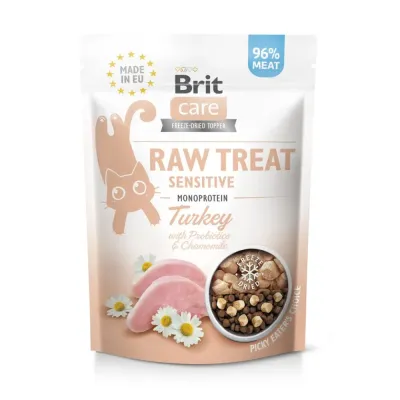 Лакомство для кошек Brit Raw Treat Sensitive с чувствительным пищеварением 40 г (112191)